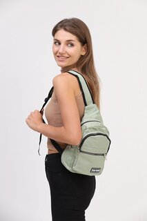 Рюкзак и нагрудная сумка Stilgo, вода зеленая