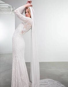 Украшенное свадебное платье ASOS EDITION Selena Unknown