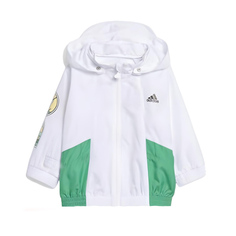 Куртка Adidas Kids, белый/зеленый