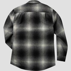 Стеганая шерстяная куртка-рубашка CPO мужская Pendleton, цвет Black/White Ombre