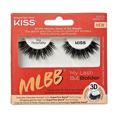 Mbb01h1 большие накладные ресницы Kiss My Lash But Bolder, 1 пара