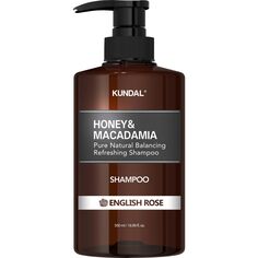 Шампунь для волос «английская роза» Kundal Honey &amp; Macadamia, 500 мл