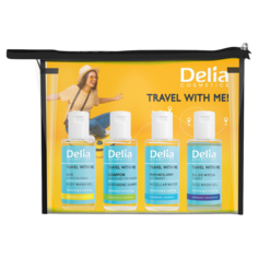 Набор: мусс для мытья тела Delia Travel With Me, 50 мл