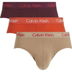 Боксеры Calvin Klein 000NB3704A Slip 3 шт, разноцветный