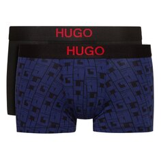 Боксеры HUGO Brother 2 шт, синий