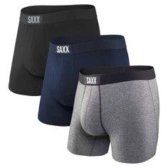 Боксеры SAXX Underwear Vibe Slip 3 шт, разноцветный