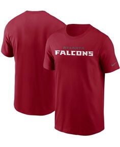 Мужская красная футболка с надписью Atlanta Falcons Team Nike