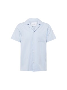 Рубашка на пуговицах стандартного кроя Les Deux Lawson Poplin, светло-синий