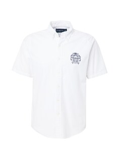 Рубашка на пуговицах стандартного кроя Abercrombie &amp; Fitch, белый