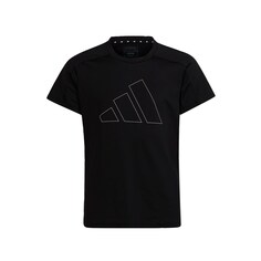 Рубашка для выступлений ADIDAS PERFORMANCE Essentials Aeroready -Fit Logo, черный
