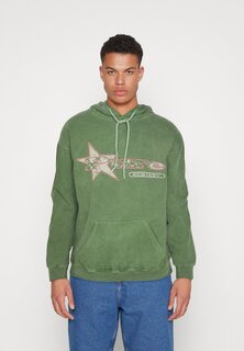 Толстовка BDG PURE STAR HOOD BDG Urban Outfitters, зеленый