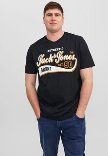 Футболка с принтом ELOGO TEE SS O-NECK 2 COL Jack &amp; Jones, черный