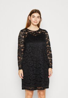 Элегантное платье PCSOPHIA SHORT DRESS Pieces Curve, черный