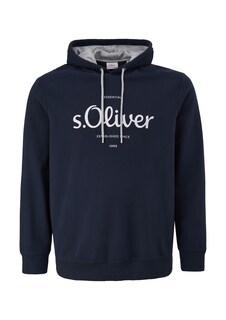 Толстовка s.Oliver Men Big Sizes, темно-синий