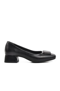 289208 Черные женские туфли на каблуке Ayakmod