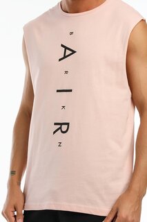 Мужская футболка оверсайз с круглым вырезом с воздушным принтом SPR21Y05 Süperlife, розовый