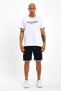 Мужская футболка стандартного кроя с круглым вырезом с принтом «Калифорния» SPR23ts304 Süperlife, белый