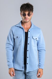 Зимняя флисовая рубашка с кепкой MAR 4216 Stilkombin, синий