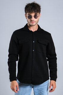 Зимняя флисовая рубашка с кепкой MAR 4216 Stilkombin, черный