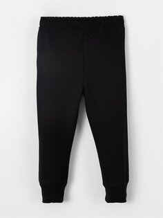Базовые спортивные штаны для девочек с эластичной резинкой на талии Mışıl Kids, черный