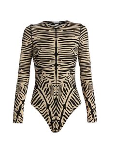 Боди Aurora Zebra Wolford, черный