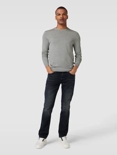 Вязаный свитер с круглым вырезом McNeal, серый