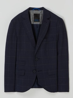 Супероблегающая куртка на двух пуговицах и эластичной ткани G.O.L., синий Гол