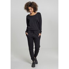 Комбинезон Urban Classics Long Sleeve Terry, черный