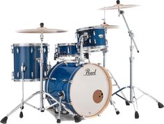 Набор из трех ракушек New Pearl Professional Maple — прозрачный синий