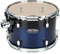 Том Pearl Decade Maple Mounted — 13 x 9 дюймов — глянцевый кобальтовый лак