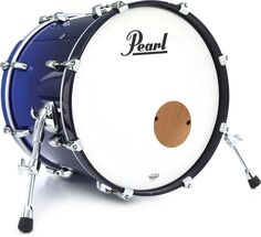 Бас-барабан Pearl Masters Maple Pure — 16 x 20 дюймов, темно-синий кобальт, металлик