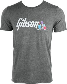 Футболка с цветочным логотипом Gibson Accessories — XX-Large
