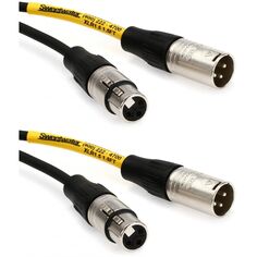 Соединительный кабель Pro Co EXM-1.5 Excellines XLR «мама» — «папа» XLR — 1,5 фута (2 шт.)