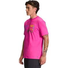Футболка Pride с короткими рукавами – мужская The North Face, цвет Pink Glo