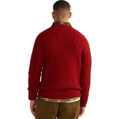 Свитер Shetland Fisherman – мужской Pendleton, цвет Chili Red