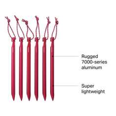 Комплект кольев для палатки сурка MSR, красный