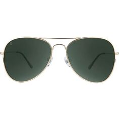 Поляризованные солнцезащитные очки Mile Highs Knockaround, цвет Gold/Aviator Green