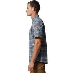 Рубашка с короткими рукавами Big Cottonwood – мужская Mountain Hardwear, цвет Light Zinc Hammock Plaid