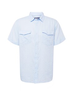 Рубашка на пуговицах стандартного кроя CAMP DAVID, опал/голубой