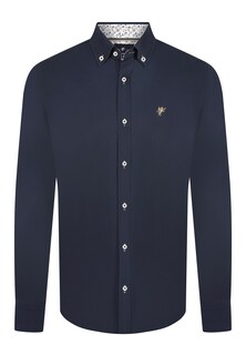 Рубашка на пуговицах стандартного кроя Denim Culture Duncan, темно-синий
