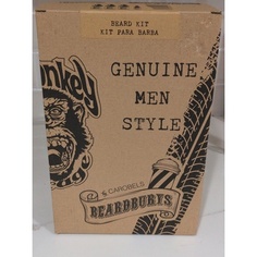 Gas Monkey Beardbury&apos;s Beard Kit Оловянный шампунь-сыворотка, бальзам и средство после бритья Nwt, Gas Monkey Garage