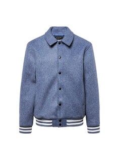 Межсезонная куртка BURTON MENSWEAR LONDON Varsity, пестрый синий