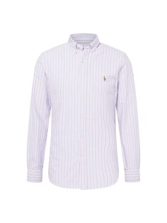 Рубашка узкого кроя на пуговицах Polo Ralph Lauren, пастельно-фиолетовый