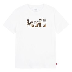 Футболка Levi´s Camo Poster Logo Short Sleeve Round Neck, белый Levis