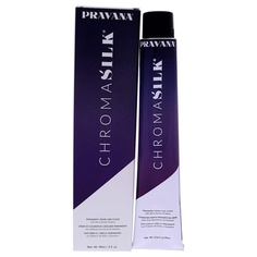 Кремовая краска для волос Chromasilk 5.6 Светло-красный коричневый, 3 унции, Pravana