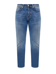 Окрашенные вручную джинсы с эффектом потертости Baldessarini