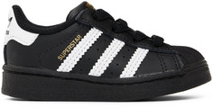 Детские черно-белые кроссовки Superstar adidas Kids