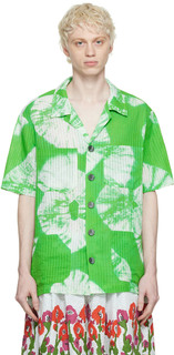 Зеленая хлопковая рубашка Labrum