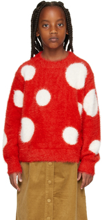 Детский свитер с красными точками Stella McCartney