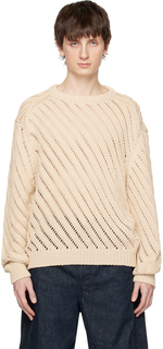 Диагональный свитер Off-White LEMAIRE